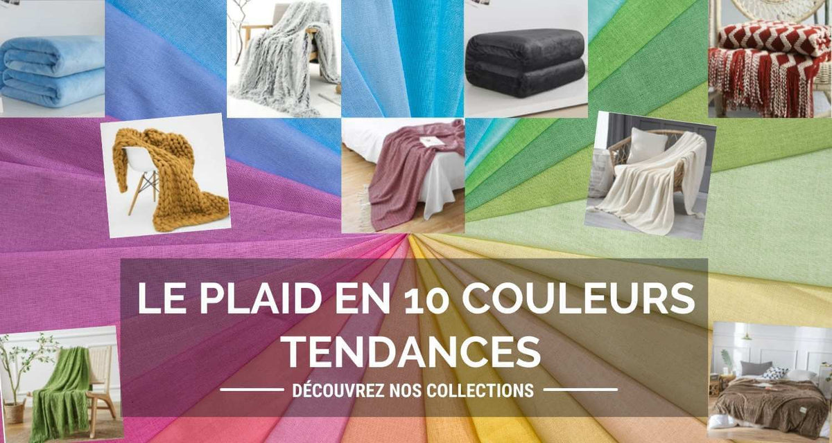 Die Decke in 10 trendigen Farben & Meilleur Plaid