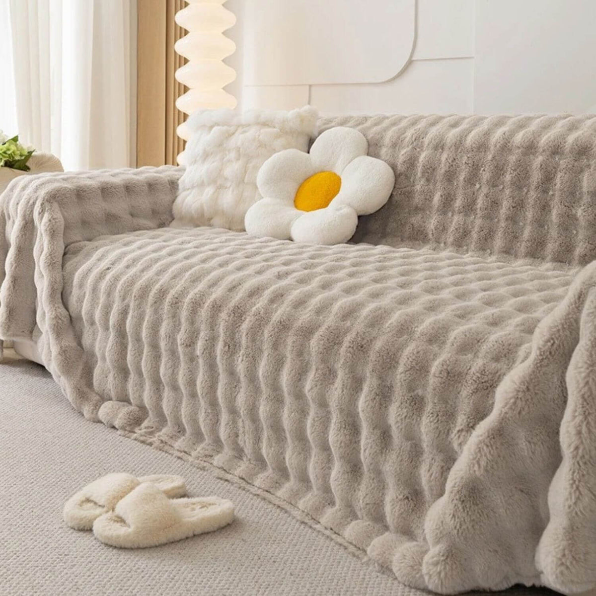 Großer Überwurf für 3-Sitzer-Sofa & Meilleur Plaid