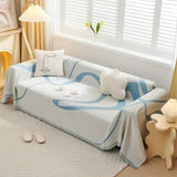 Plaid pour clic clac blanc bleu