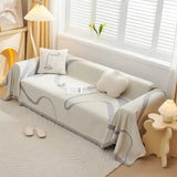 Plaid pour clic clac blanc marron