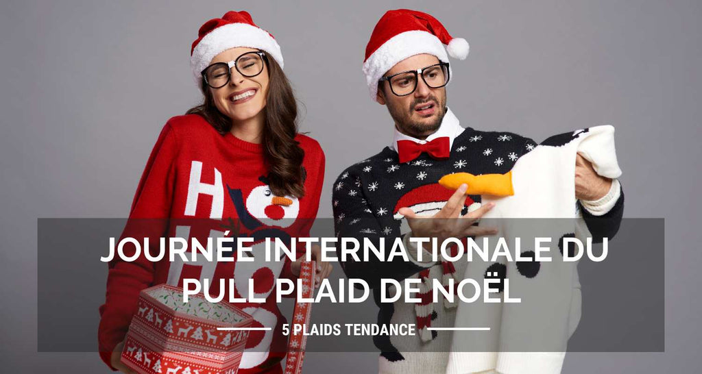 5 trendige Überwürfe für den International Christmas Plaid Sweater Day