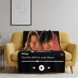 Plaid personnalisé musique