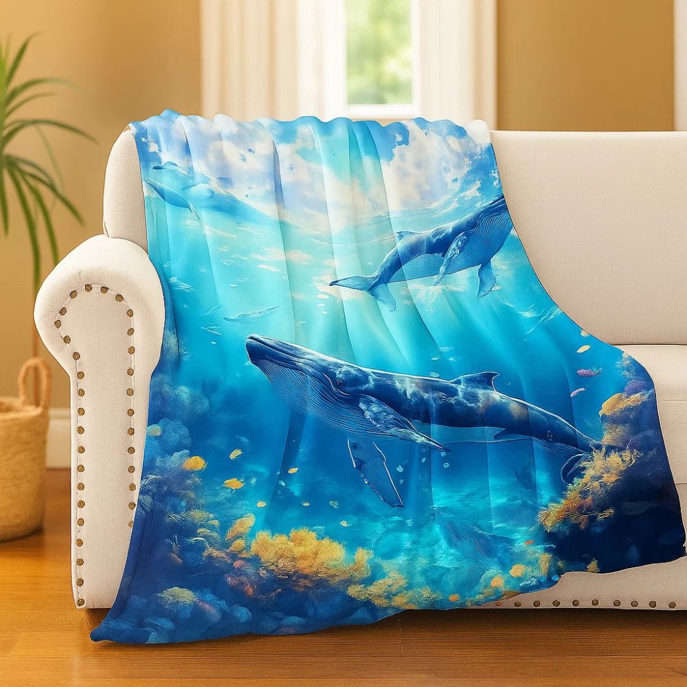 plaid baleine