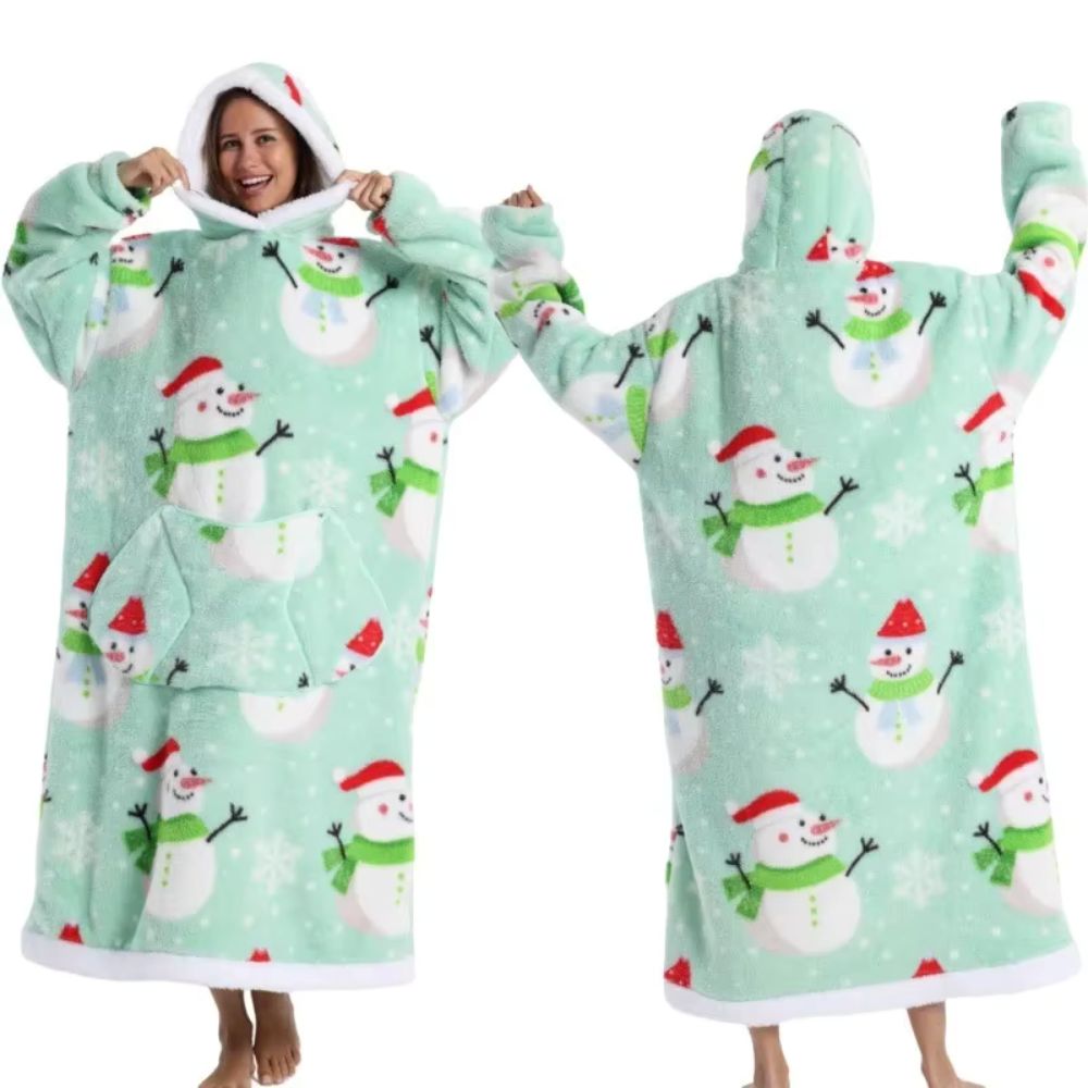 Pull plaid de noël4