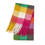 echarpe plaid femme en laine