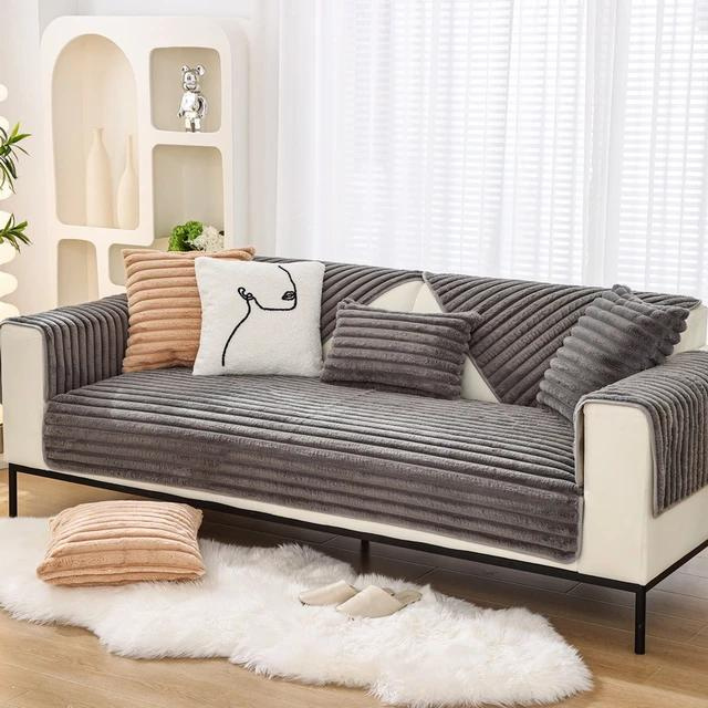 Rutschfeste Decke für Ledersofa & Meilleur Plaid