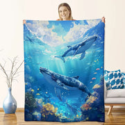 Plaid baleine