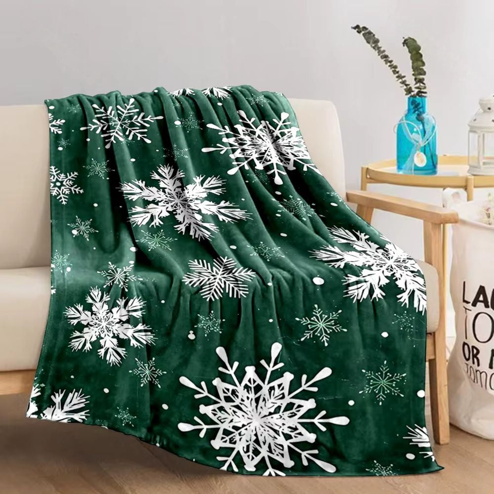 plaid cadeau noel  vert