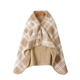 Plaid cape polaire doré