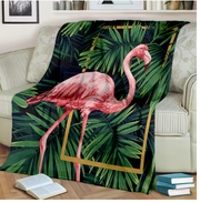 Plaid flamant rose