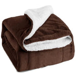 plaid marron foncé