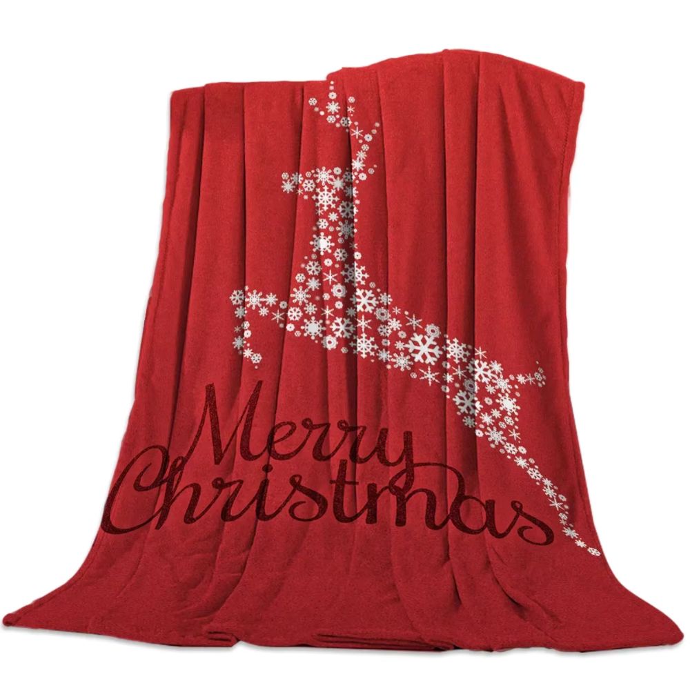 plaid de noël polaire