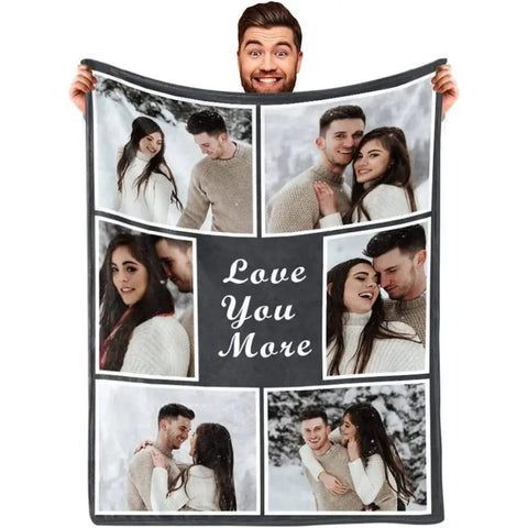 Plaid personnalisé couple