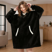 Fleece-Ponchodecke 