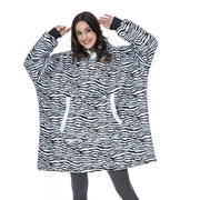 Pull plaid capuche