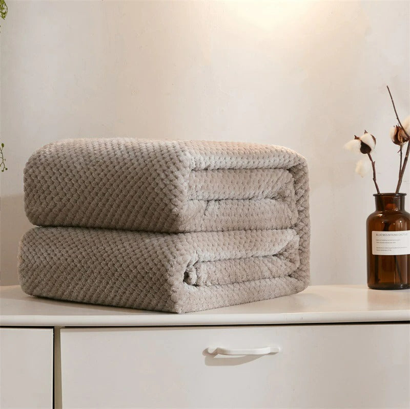 Plaid polaire moelleux
