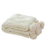 Beige Kuscheldecke