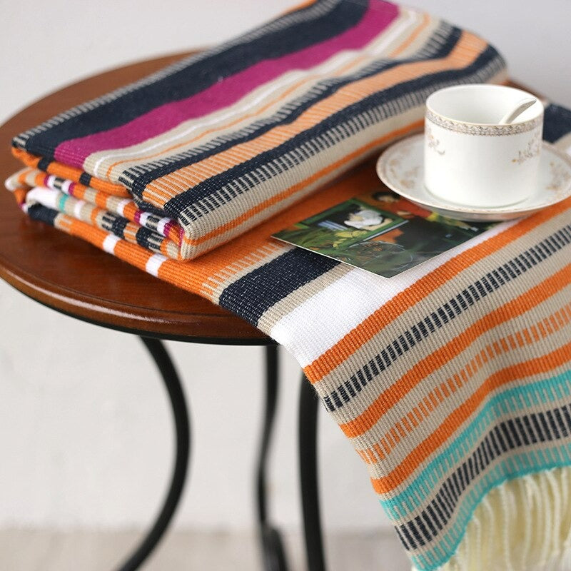 Plaid multicolore